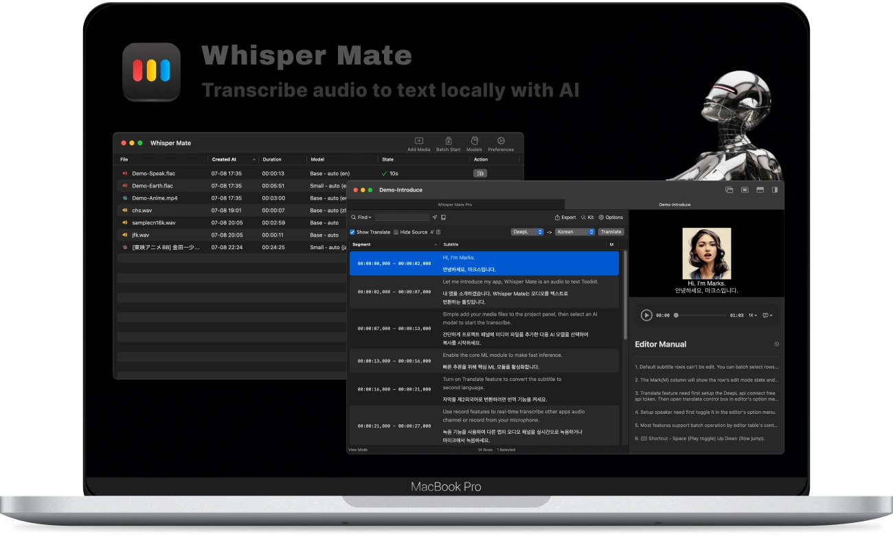 Whisper Mate Screenshot